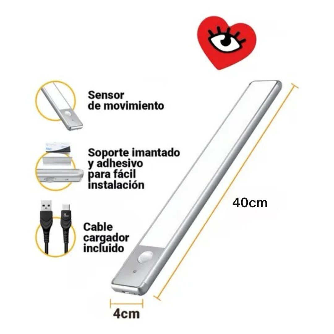 Bajo Alacena LED Con Sensor 40cm